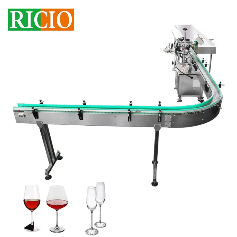 Máquina etiquetadora automática de pegatinas de un solo lado Goblet
