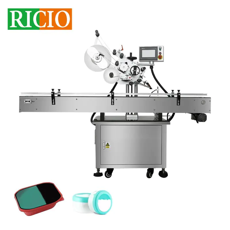 Máquina etiquetadora superior automática